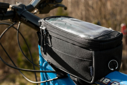 Набор велосипедиста BikeKit, большой, черный, пример использования