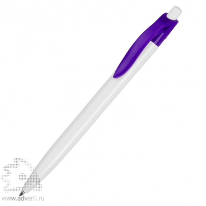 Ручка пластиковая шариковая Какаду, фиолетовая