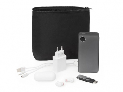 Органайзер для электроники и проводов Amalia, черный