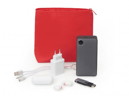 Органайзер для электроники и проводов Amalia, красная