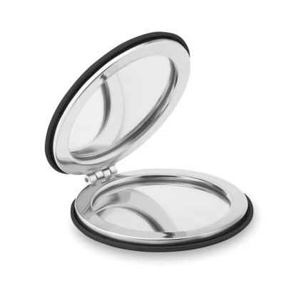 Зеркало косметическое Glow Round, черное