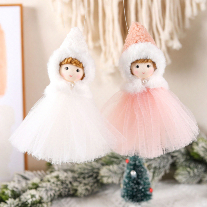 Новогоднее украшение рождественские ангелы Снойзи, 2 штуки