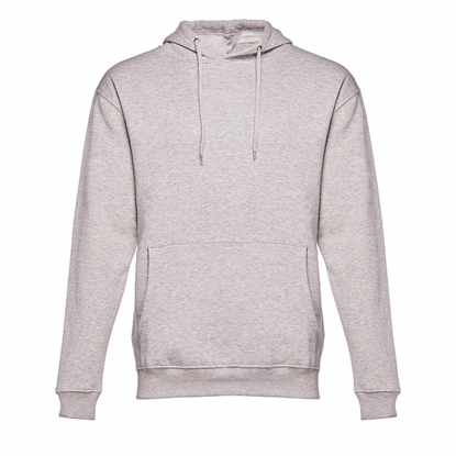 Толстовка мужская с капюшоном PHOENIX 320, серый меланж