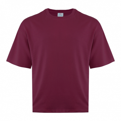 Футболка унисекс оверсайз STAN 260, бордовая