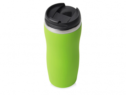 Термокружка Double wall mug С1 soft-touch, зелёное яблоко