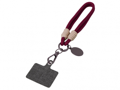 Брелок-браслет Bohemian с тканевым держателем для телефона