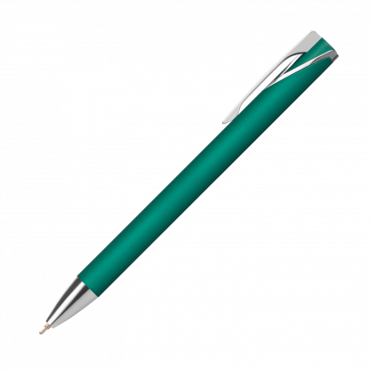 Шариковая ручка Legato, soft-touch, зеленая