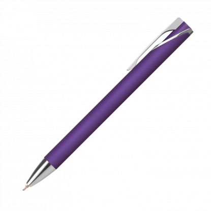 Шариковая ручка Legato, soft-touch, фиолетовая