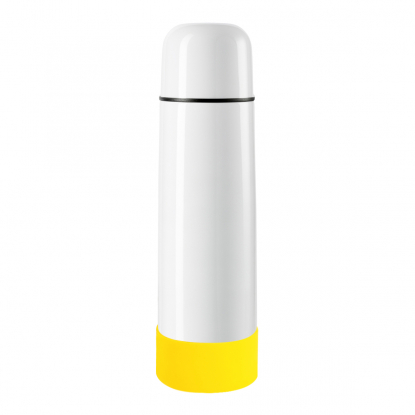 Термос Picnic Bright To Go, белый с желтым