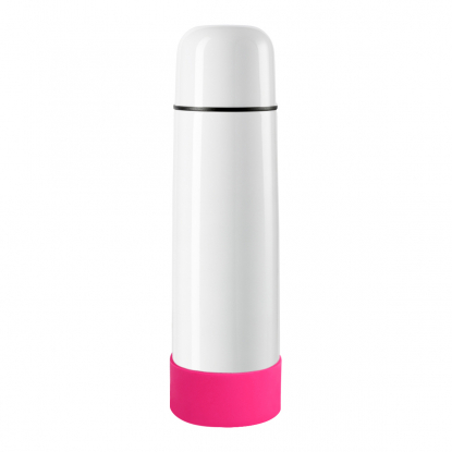 Термос Picnic Bright To Go, белый с розовым