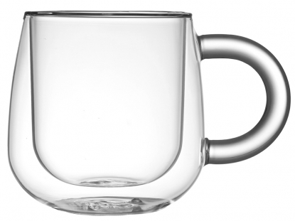 Кружка с двойными стенками и градиентом Fog, прозрачная