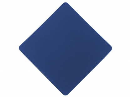 Патч Ромб, soft-touch, синий
