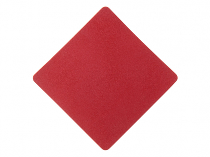 Патч Ромб, nubuk, красный