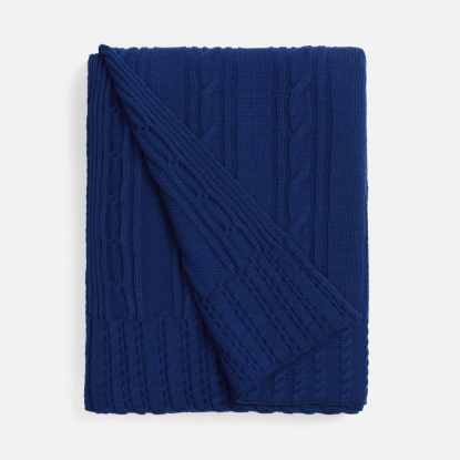 Плед Remitti, кобальт (темно-синий)