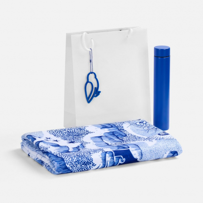 Набор Год чудес, белый с синим