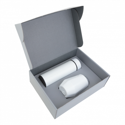 Набор Hot Box E, белый в серой коробке