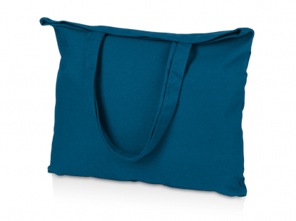 Сумка-оверсайз Jenny из хлопка 340 г/м2, синяя