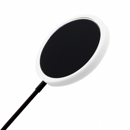 Беспроводное магнитное зарядное устройство Fomax 15W To Go, черное с белым