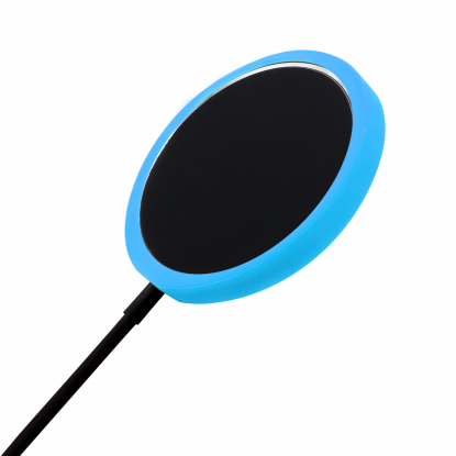 Беспроводное магнитное зарядное устройство Fomax 15W To Go, черное с голубым