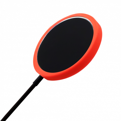 Беспроводное магнитное зарядное устройство Fomax 15W To Go, черное с красным