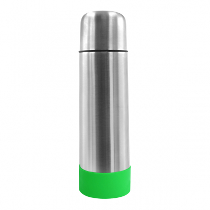 Термос Picnic Silver To Go, серебристый с зеленым