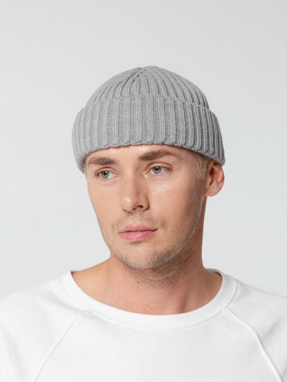 Шапка Hipsta, серый меланж