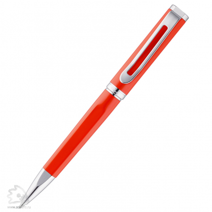 Шариковая ручка Phase, красная, клип