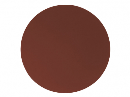 Патч Круг, soft-touch, коричневый