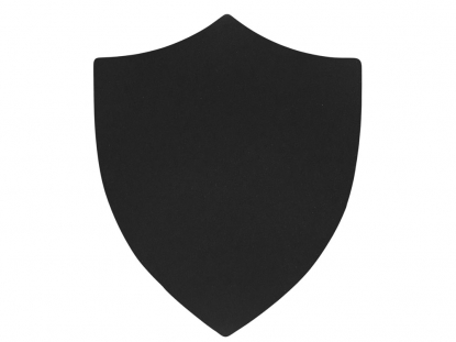 Патч Щит, soft-touch, черный