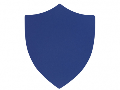 Патч Щит, soft-touch, синий