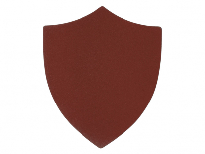 Патч Щит, nubuk, коричневый