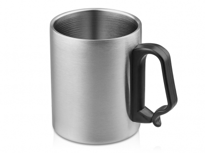 Стальная кружка с двойными стенками Climber Max, черная