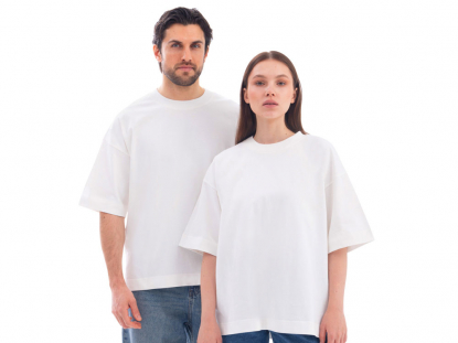 Футболка оверсайз унисекс Beta.01, молочная