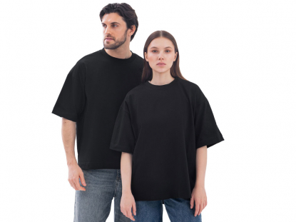 Футболка оверсайз унисекс Beta.01, черная