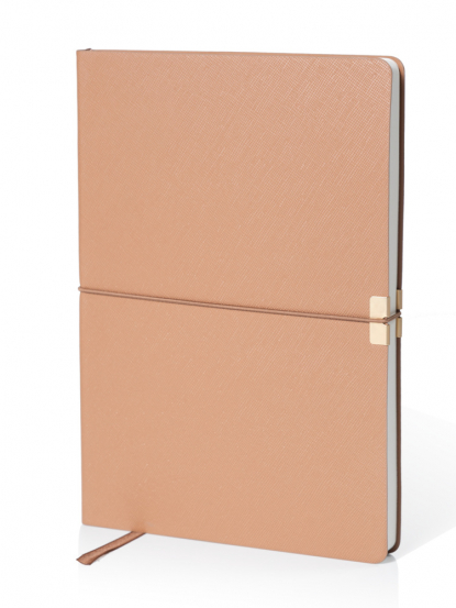 Ежедневник А5 в гибкой обложке Jim, бежевый