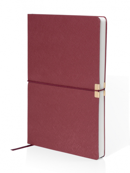 Ежедневник А5 в гибкой обложке Jim, бордовый