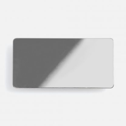 Значок Magnet Matto, серебристый глянцевый