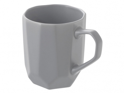 Кружка с гранями Amery, серая