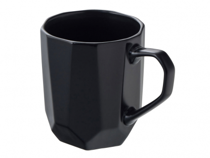 Кружка с гранями Amery, черная