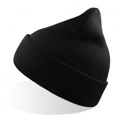 Шапка вязаная двойная Wind-S, черная
