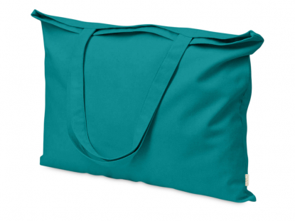 Сумка-оверсайз Rejenny из переработанного хлопка 320 г/м2, изумрудная