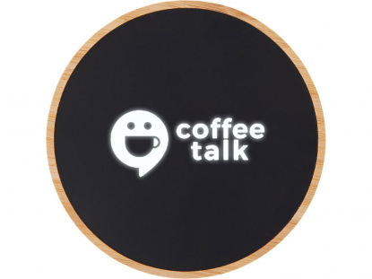 Беспроводное зарядное устройство с подсветкой лого Reedia S3, 15 Вт