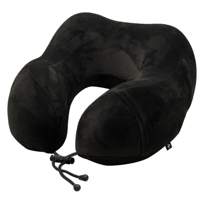 Подушка дорожная Сomfort Memory Form Easy Travel, чёрная