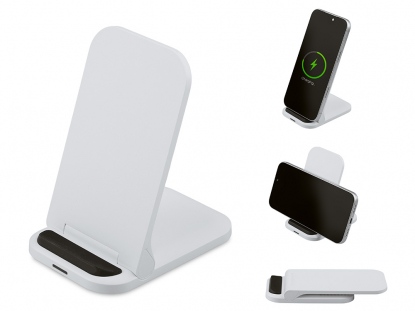 Беспроводное зарядное устройство Foldy, 15 Вт, белое