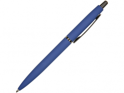 Ручка металлическая шариковая San Remo, soft-touch, синяя