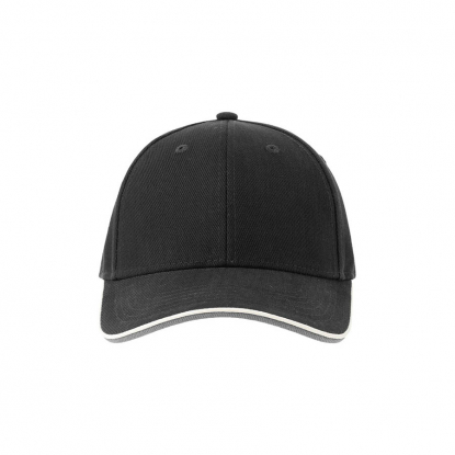 Бейсболка PILOT PIPING SANDWICH-S, черная