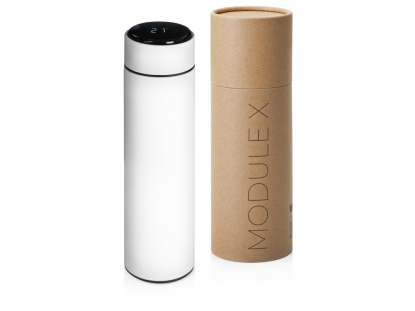 Вакуумный термос Module X с индикатором температуры, белый