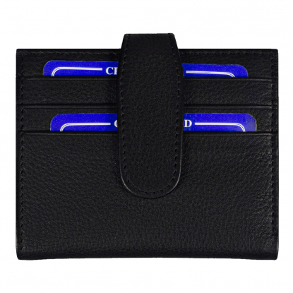 Держатель банковских карт Leather Road, чёрный