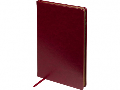 Ежедневник недатированный А5 Megapolis Nebraska, бордовый с золотистым обрезом
