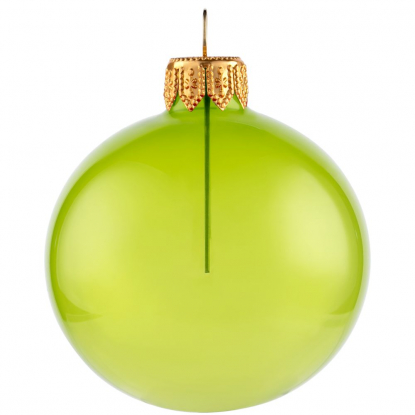 Елочный шар Gala Night в коробке, 6 см, зеленый